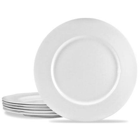RESTON LLOYD Reston Lloyd 71300SET 6pc Melamine Dinner Plate Set  White 71300SET